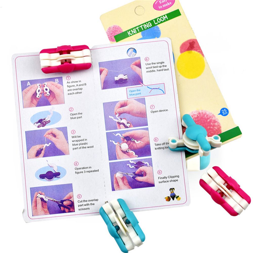 Pom Pom Maker Tool - 2 pçs/lote moda agulha artesanato kits
