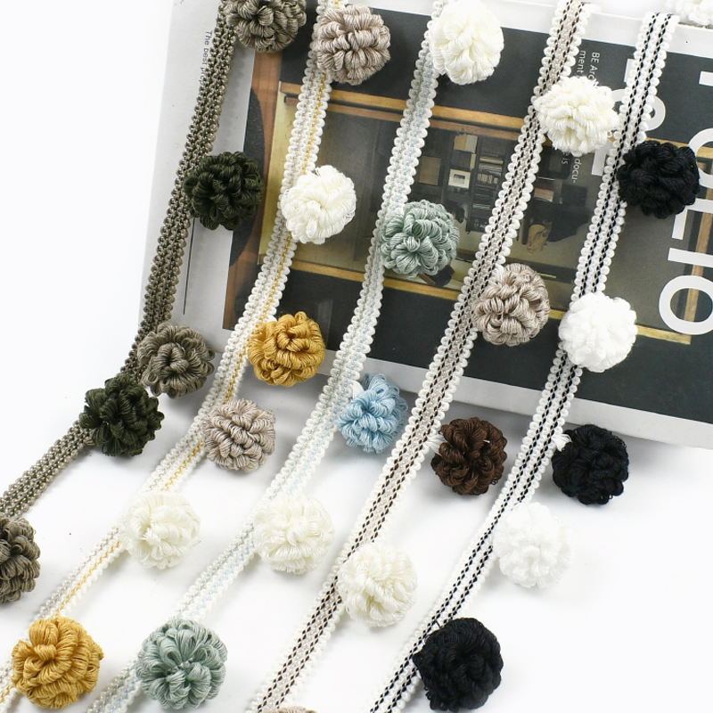 Fringe Ribbon Sewing - Fita de Franjas e Borlas Coloridas