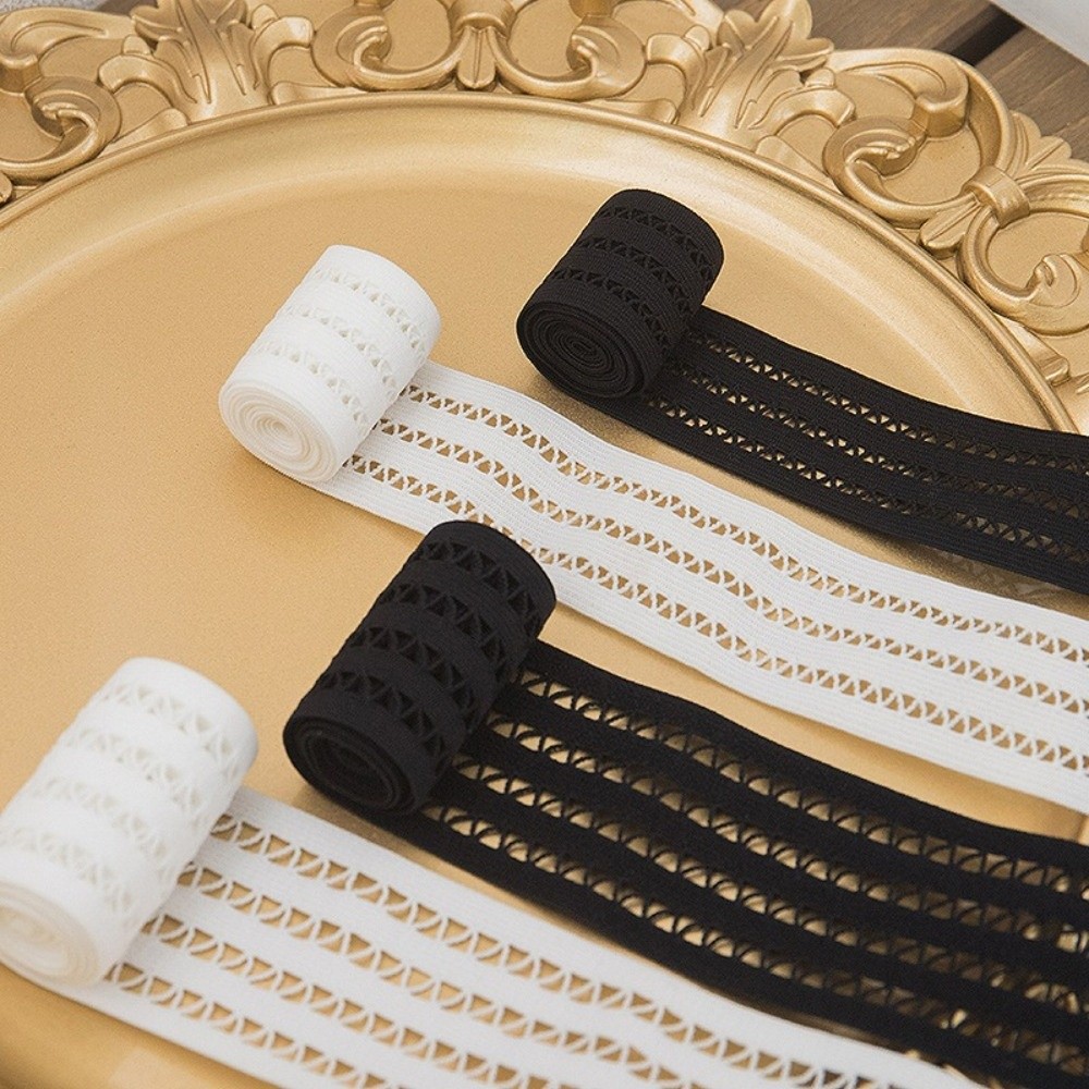 Fringe Ribbon Sewing - Fitas elásticas decorativas de 3/5/7cm de