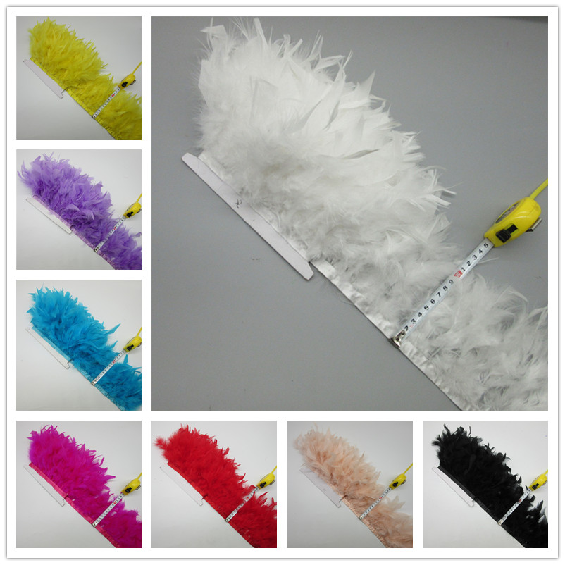 2 Jardas de Plumas de Peru Mac - Feather Trim Marabou avaliação e preço