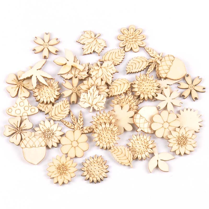 Acessórios DIY de madeira natu - Embellish Craft avaliação e preço