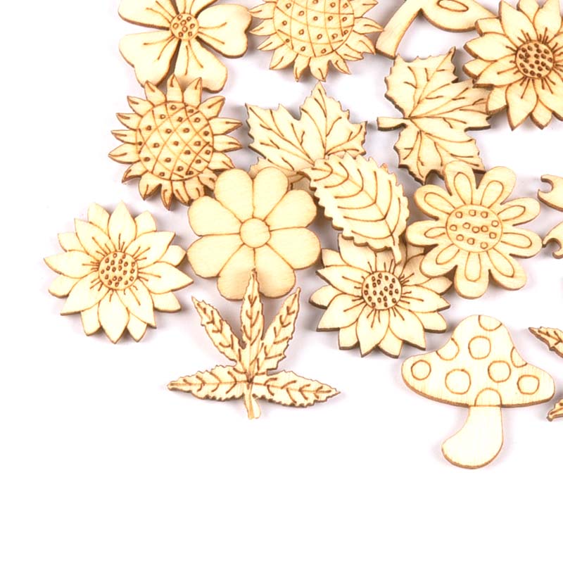Acessórios DIY de madeira natu - Embellish Craft avaliação e preço