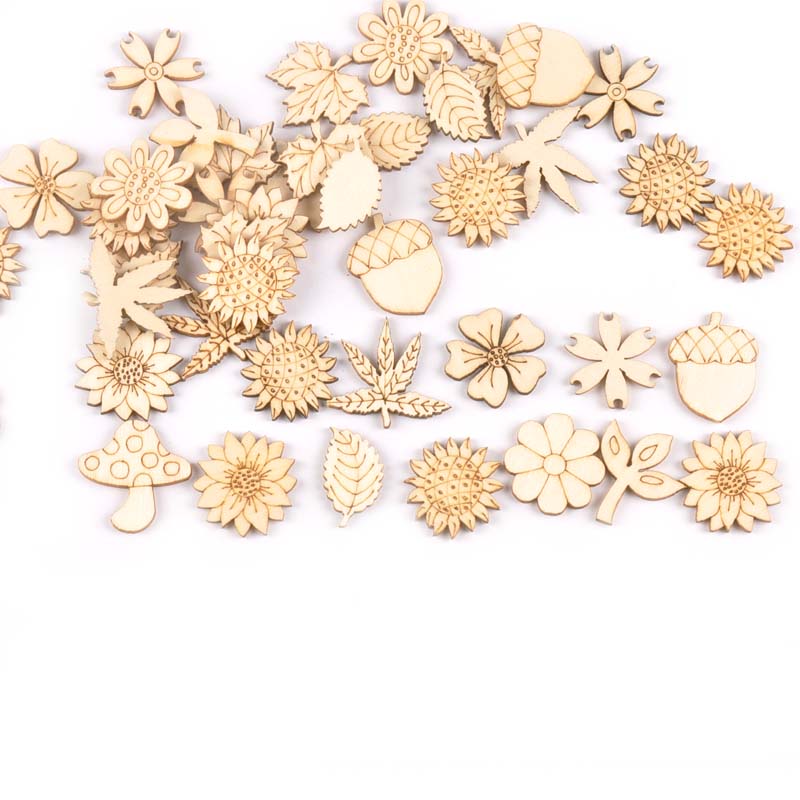 Acessórios DIY de madeira natu - Embellish Craft avaliação e preço