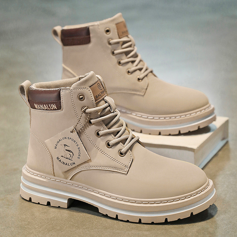 Clássico masculino botas de ca - Guipure Lace Panel avaliação e preço