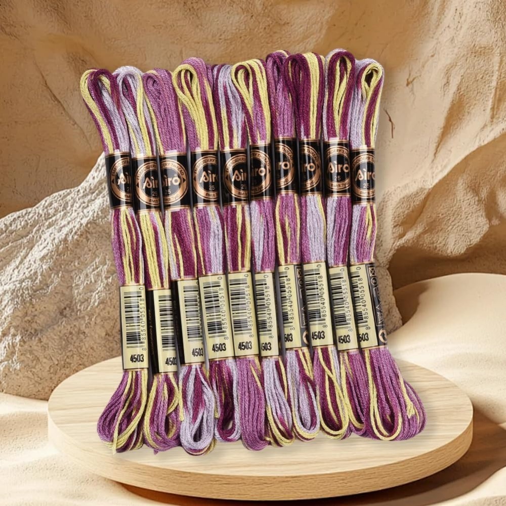 6 fios roxo variegado bordado  - Embroidery Embellishments avaliação e preço