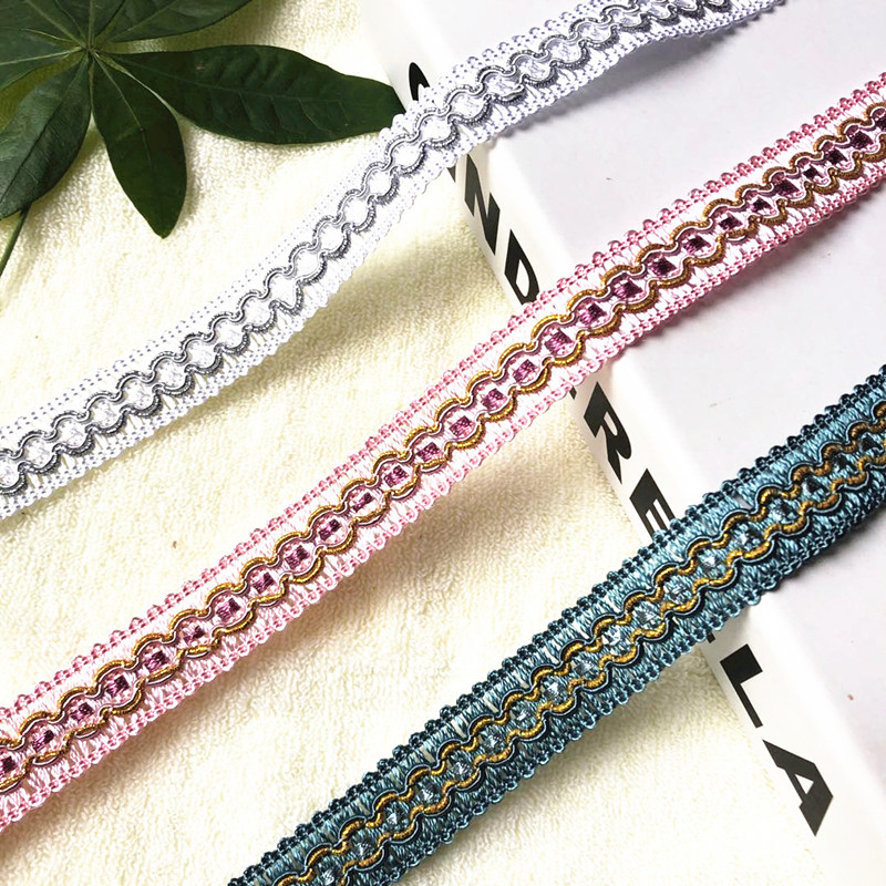 12 metros cortina renda borla  - Fringe Ribbon Sewing avaliação e preço