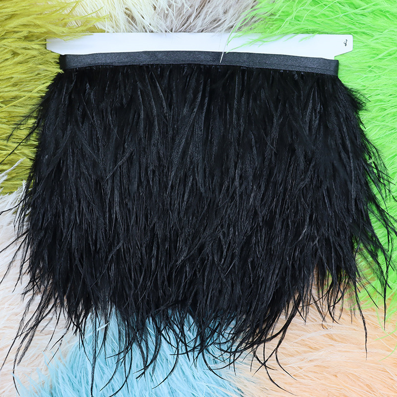 1m 8-10cm penas de avestruz pr - Feather Trim Marabou avaliação e preço