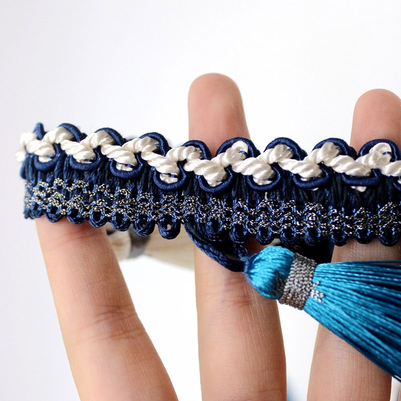 Fita de franja de poliéster co - Fringe Ribbon Sewing avaliação e preço