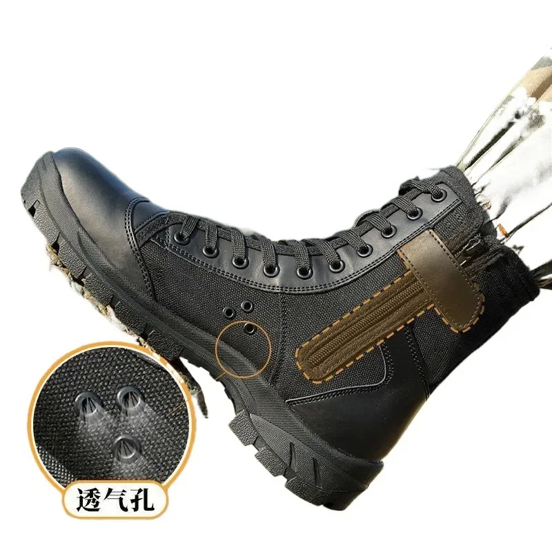 Botas Táticas Masculinas de Ve - Guipure Lace Panel avaliação e preço
