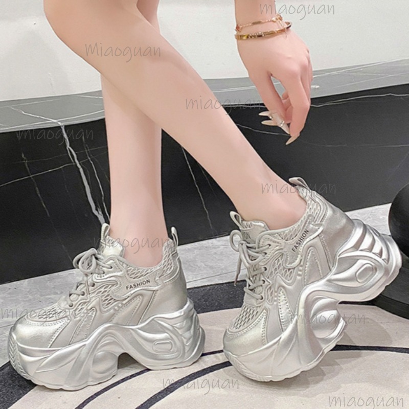 Tênis Feminino Plataforma Chun - Guipure Lace Panel avaliação e preço