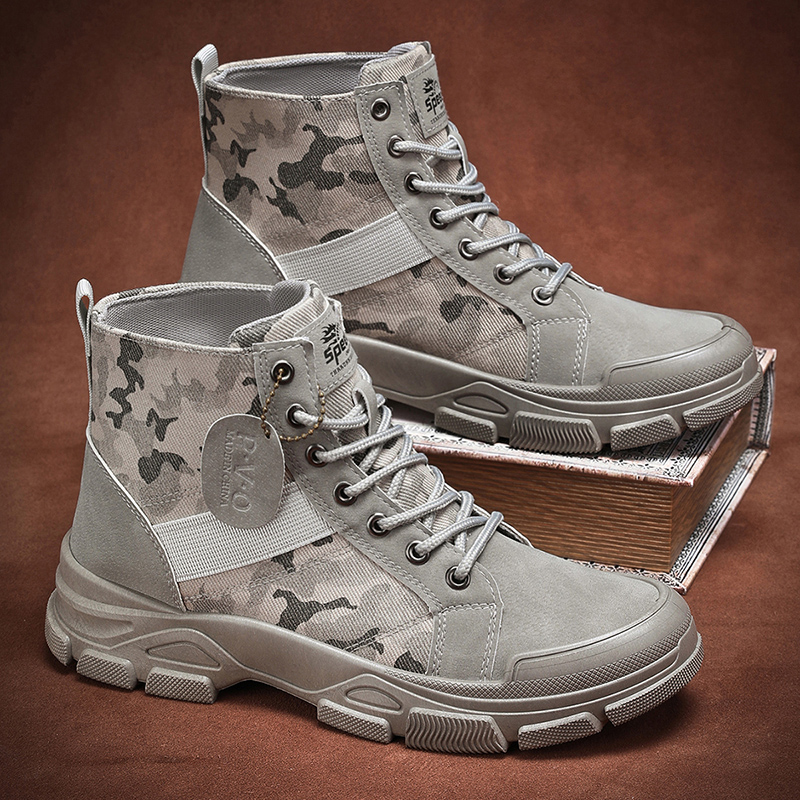 Botas de Combate Camufladas Ma - Guipure Lace Panel avaliação e preço