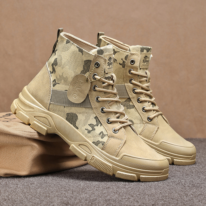 Botas de Combate Camufladas Ma - Guipure Lace Panel avaliação e preço