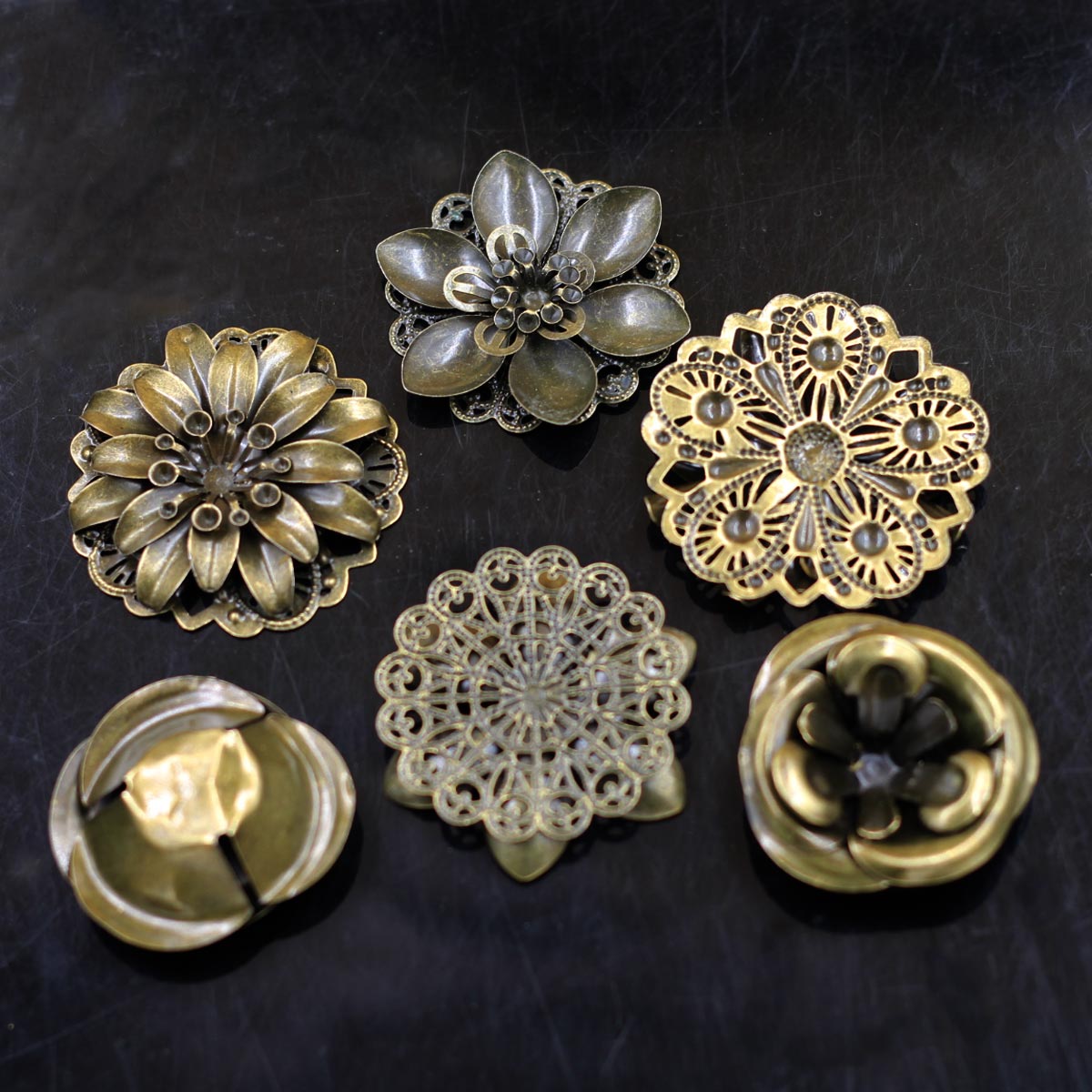 6 pçs enfeites combinação flor - Embellish Craft avaliação e preço