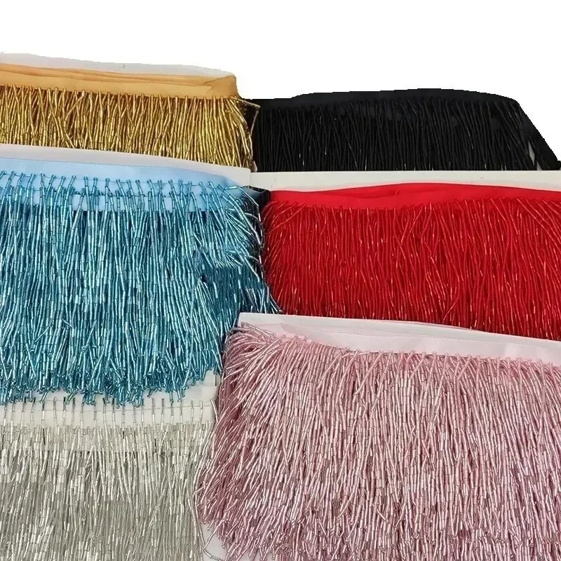 Acessórios para Vestidos com F - Beaded Trim Fringe avaliação e preço