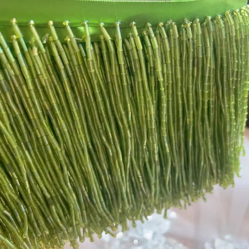 Acessórios para Vestidos com F - Beaded Trim Fringe avaliação e preço