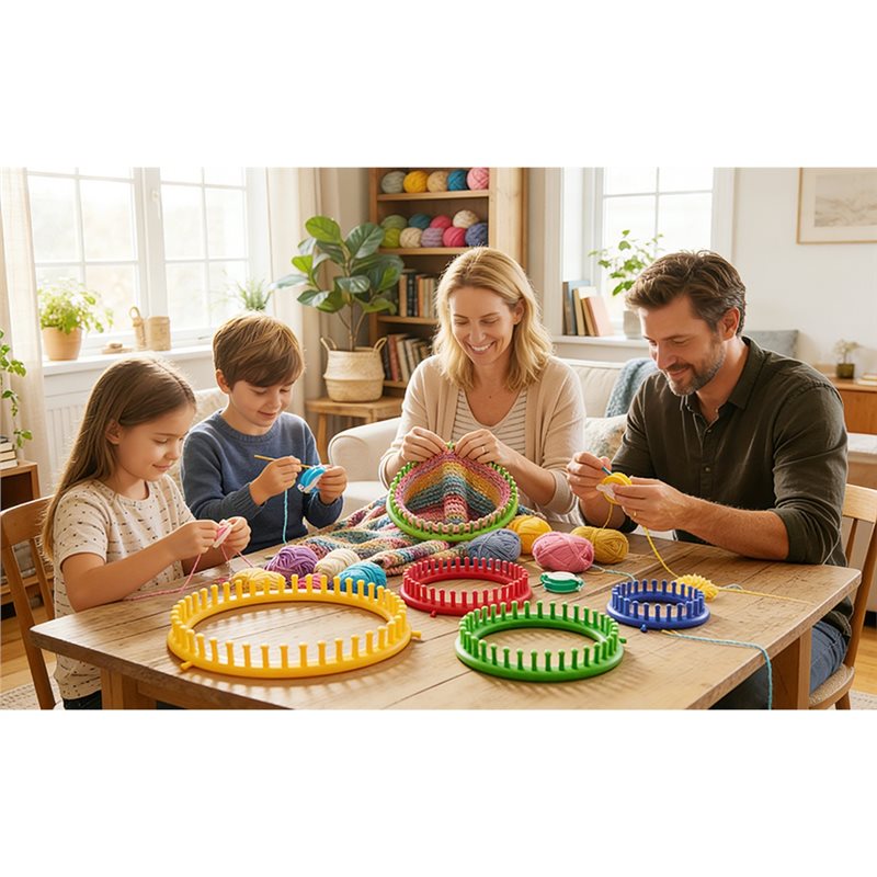 【NOVIDADE】Kit de Tricô DIY par - Pom Pom Maker Tool avaliação e preço